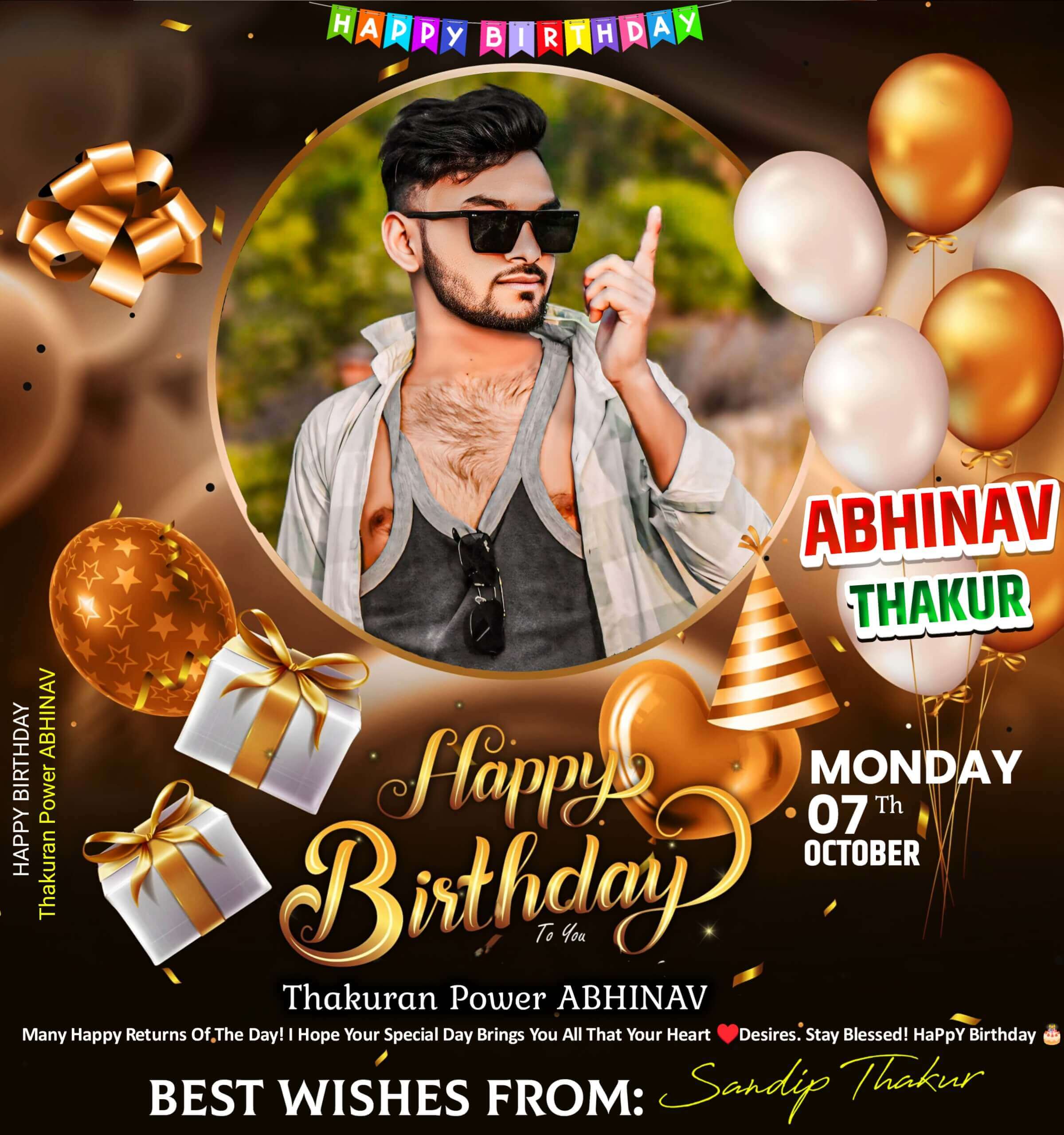 Happy Birthday Banner Editing PLP File Free Downlo
